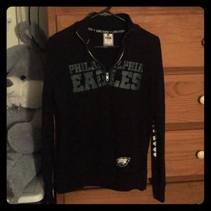 VS PINK Eagles quarter zip pullover!